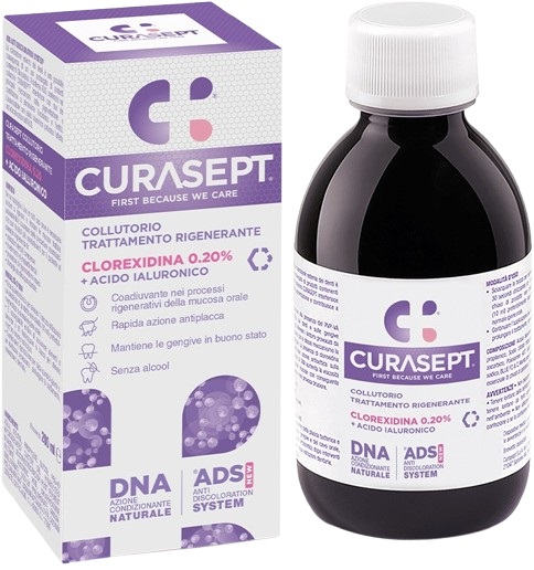 CURASEPT COLLUTORIO ADS DNA TRATTAMENTO RIGENERANTE 200 ML - Farmasanitas 