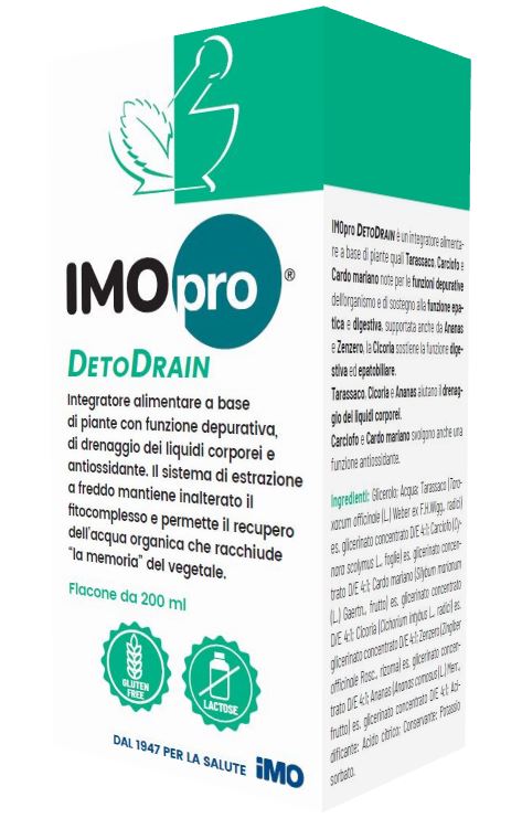 IMOPRO DETODRAIN 200 ML - Farmasanitas 
