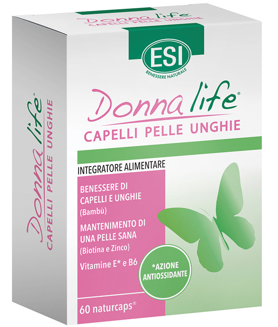 ESI DONNA LIFE CAPELLI PELLE UNGHIE 60 NATURCAPS - Farmasanitas 