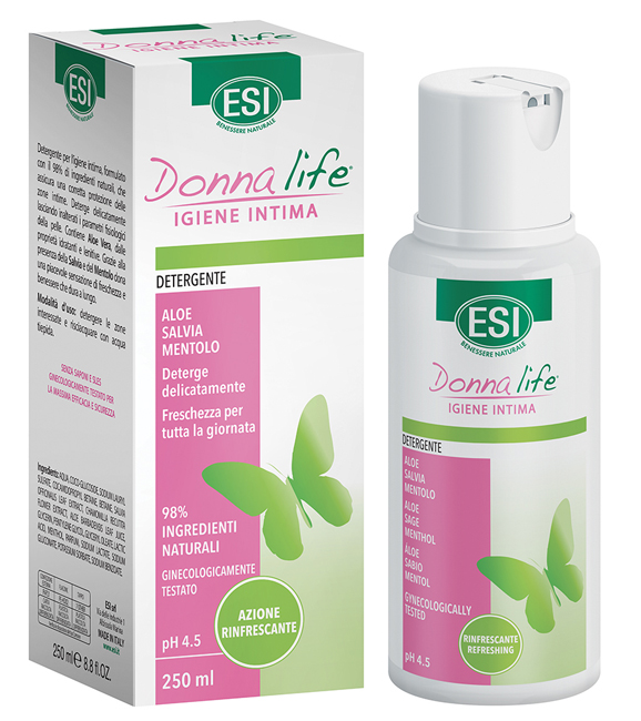 ESI DONNA LIFE DETERGENTE INTIMO RINFRESCANTE 250 ML - Farmasanitas 