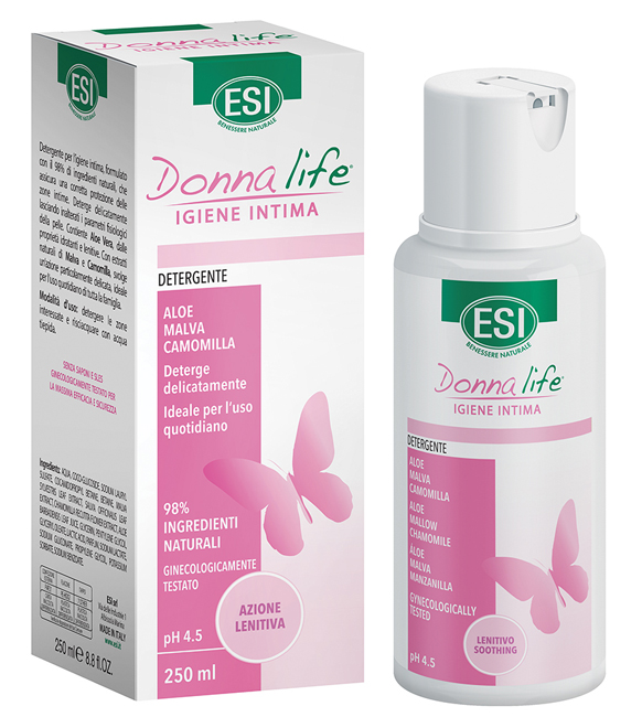 ESI DONNA LIFE DETERGENTE INTIMO LENITIVO 250 ML - Farmasanitas 