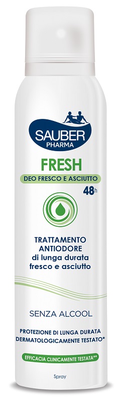 SAUBER FRESH DEODORANTE SPRAY 150 ML - Farmasanitas 