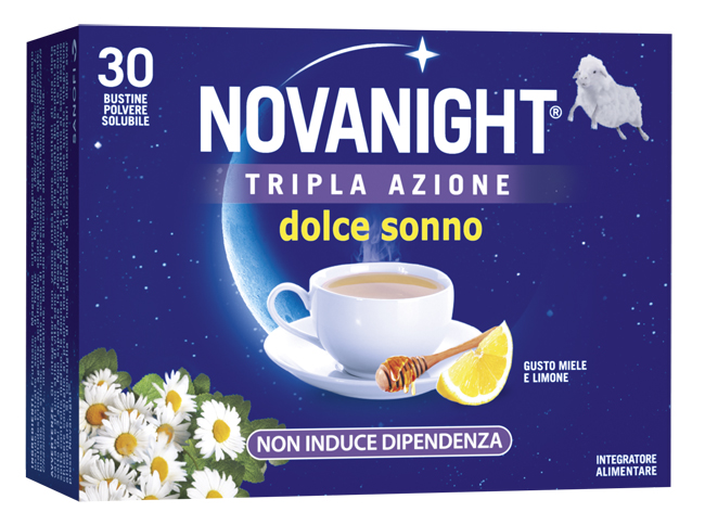 NOVANIGHT TRIPLA AZIONE DOLCE SONNO 30 BUSTINE - Farmasanitas 