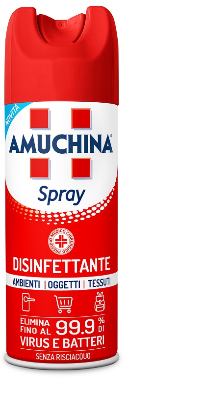 AMUCHINA SPRAY AMBIENTI OGGETTI TESSUTI 400 ML - Farmasanitas 