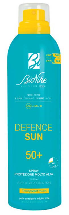DEFENCE SUN SPRAY TRANSPARENT TOUCH 50+ 200 ML - Farmasanitas 