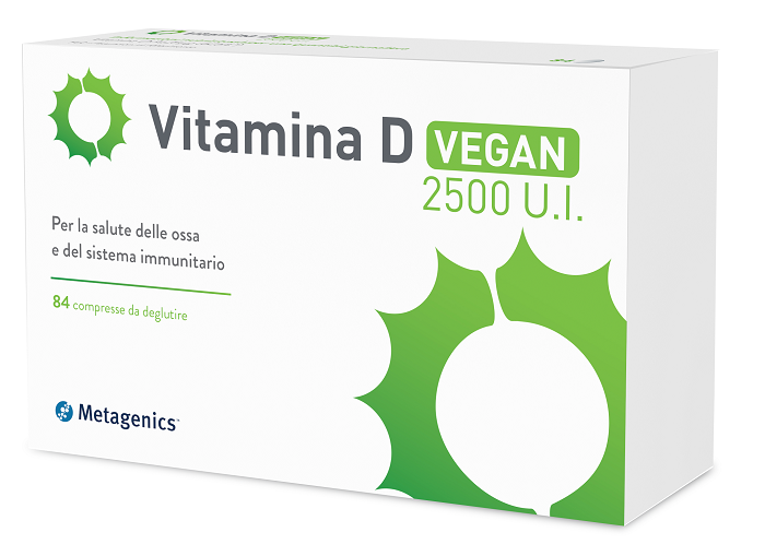 VITAMINA D 2500 UI VEGAN 84 COMPRESSE - Farmasanitas 