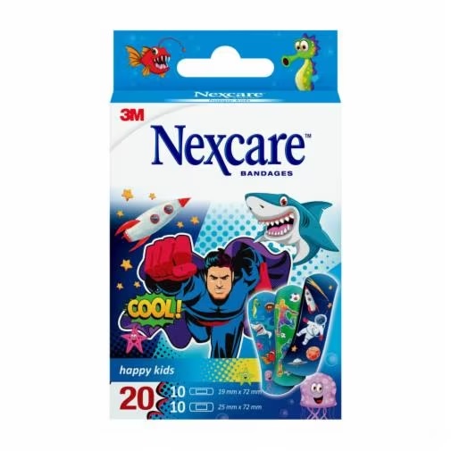 CEROTTO NEXCARE HAPPY KIDS COOL BAMBINI 20 PEZZI - Farmasanitas 