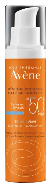 AVENE SOL FLUIDO SPF50+ SENZA PROFUMO NUOVA FORMULA 50 ML - Farmasanitas 