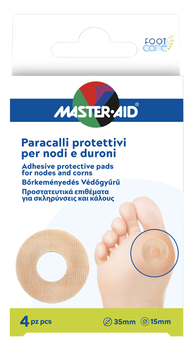 PARACALLI MASTER-AID FOOTCARE NODI E DURONI 4 PEZZI B8 - Farmasanitas 