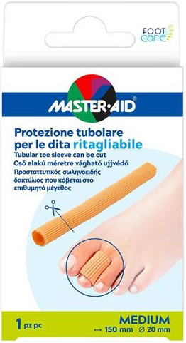 PROTEZIONE TUBOLARE MASTER-AID FOOTCARE RITAGLIABILE 15 CM 20 MM MEDIUM C7 - Farmasanitas 