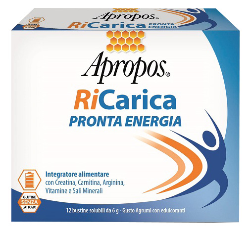 APROPOS RICARICA PRONTA ENERGIA 12 BUSTINE 6 G - Farmasanitas 