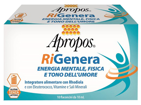 APROPOS RIGENERA ENERGIA FISICA E MENTALE 10 FLACONCINI 10 ML - Farmasanitas 