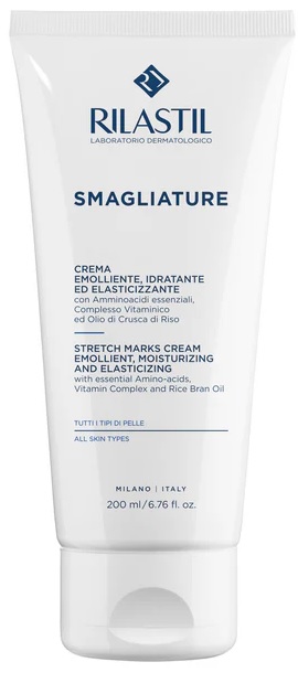 RILASTIL SMAGLIATURE CREMA EMOLLIENTE IDRATANTE ED ELASTICIZZANTE 200 ML - Farmasanitas 