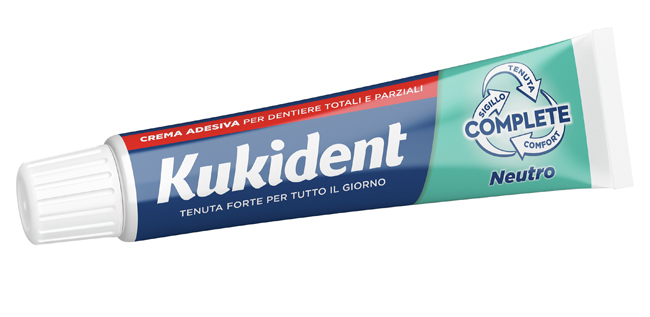 KUKIDENT NEUTRO CREMA ADESIVA DENTIERE 65 G - Farmasanitas 