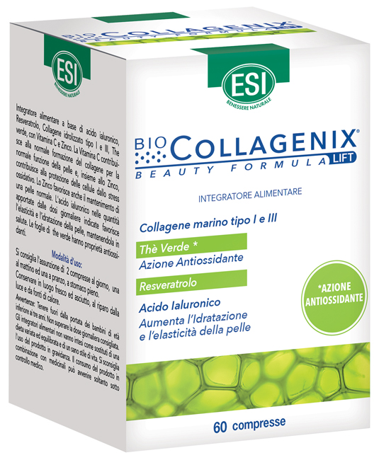 ESI BIOCOLLAGENIX ANTIOSSIDANTE 60 COMPRESSE - Farmasanitas 