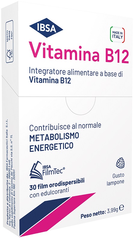 VITAMINA B12 IBSA 30 FILM ORALI - Farmasanitas 
