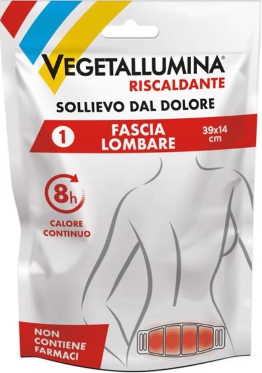 VEGETALLUMINA FASCIA LOMBARE RISCALDANTE 1 PEZZO - Farmasanitas 
