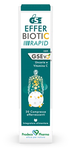 GSE EFFERBIOTIC RAPID 20 COMPRESSE - Farmasanitas 