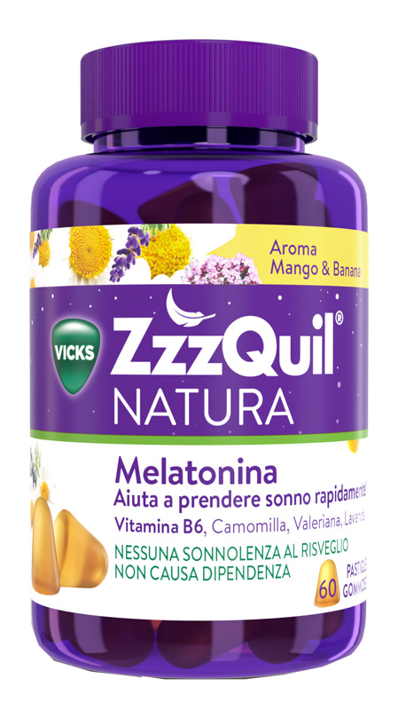ZZZQUIL SONNO MANGO & BANANA 60 PASTIGLIE GOMMOSE - Farmasanitas 