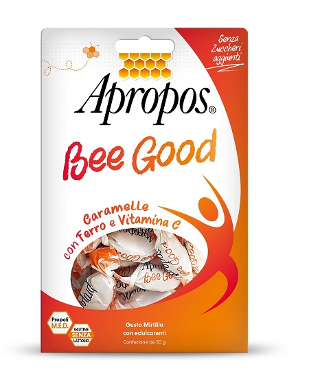 APROPOS BEE GOOD CARAMELLE FERRO VITAMINA C 50 G - Farmasanitas 