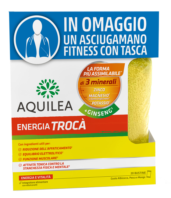 AQUILEA ENERGIA TROCA' + GINSENG PROMOPACK 20 BUSTINE - Farmasanitas 