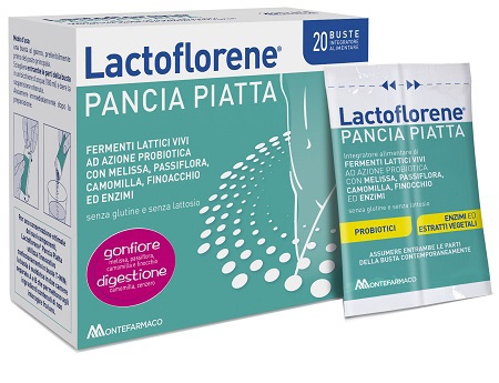 LACTOFLORENE PANCIA PIATTA 20 BUSTINE - Farmasanitas 