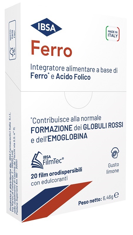 FERRO IBSA 20 FILM ORODISPERSIBILI - Farmasanitas 
