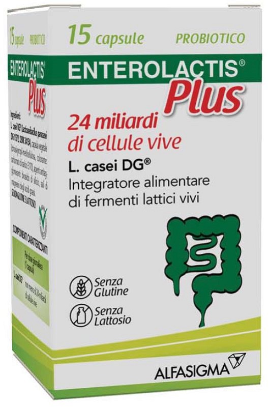 ENTEROLACTIS PLUS 15 CAPSULE - Farmasanitas 