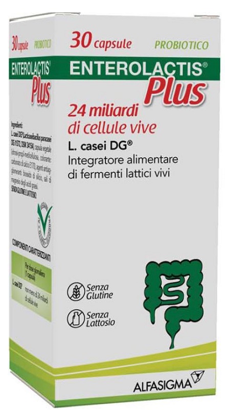 ENTEROLACTIS PLUS 30 CAPSULE - Farmasanitas 