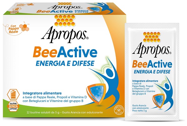 APROPOS BEEACTIVE ENERGIA E DIFESE 12 BUSTINE - Farmasanitas 