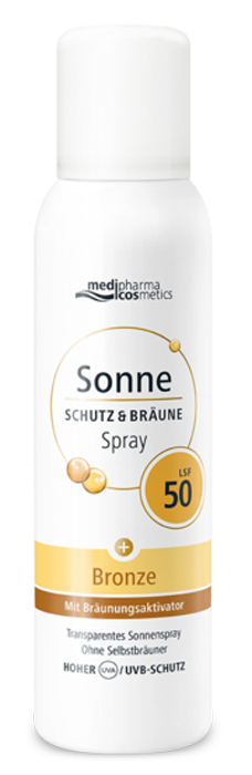 MEDIPHARMA SOLARE ATTIVATORE BRONZE AEROSOL SPRAY SPF50 150 ML - Farmasanitas 